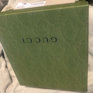Gucci Olive Green Patterned Box